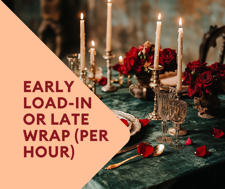 Early Load-In or Late Wrap (Per Hour)